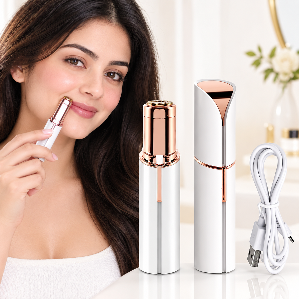 ✨ Rechargeable Electric Facial Hair Remover ✨